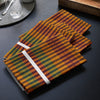 Elegant Custom Design KENTE Cloth Napkin Set - Set of 4