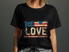 Womens "American Unity" Classic Unisex Jersey Short Sleeve Tee