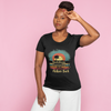 Bleach Blonde Bad Built Butch Body: Black Woman Strikes Back - Feminine Triblend Black  T-Shirt