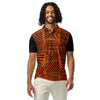 Men’s mudcloth slim fit polo shirt