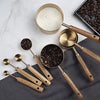 Luxurious Gold & Wood Accent Measuring Set - The Africana Modern Kitchen Essential